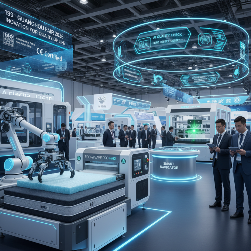 Матрасное оборудование на 139 ярмарке в Гуанчжоу 2026 какие новинки?