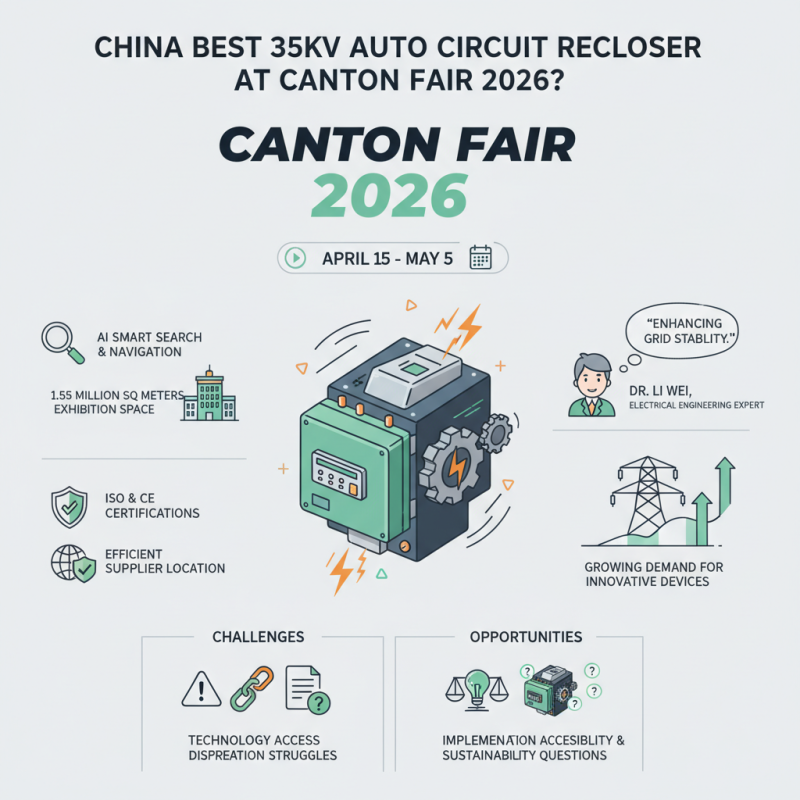China Best 35kv Auto Circuit Recloser at Canton Fair 2026?