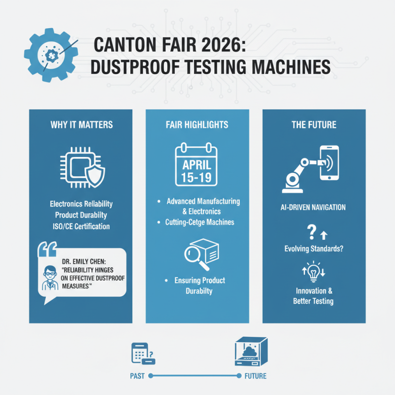 Top Dustproof Testing Machines to Explore at Canton Fair 2026?