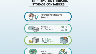 Top 5 Tips for Choosing Storage Containers at 2026 Canton Fair?