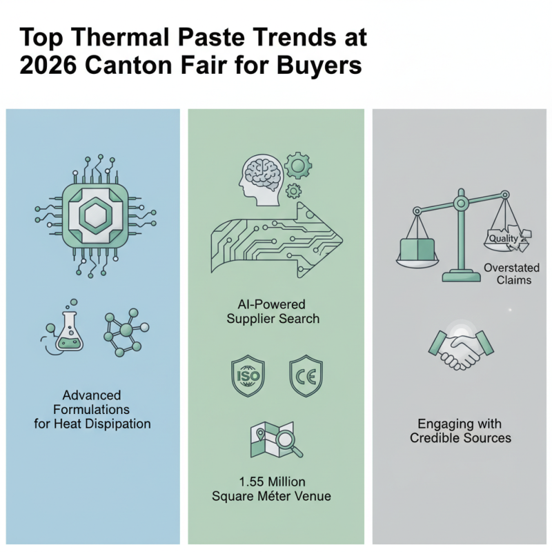 Top Thermal Paste Trends at 2026 Canton Fair for Buyers?
