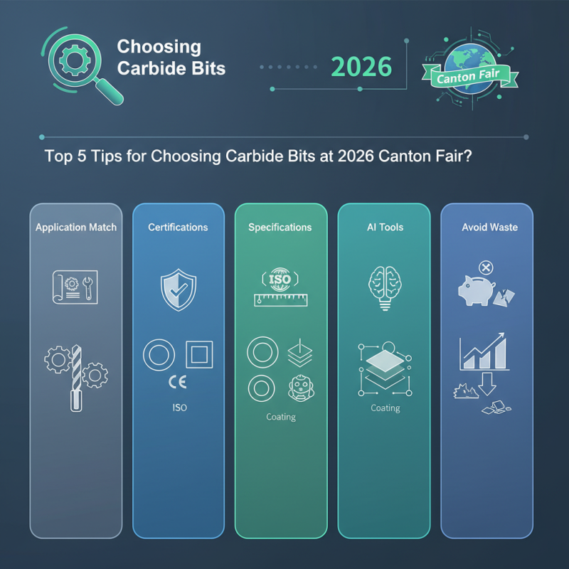 Top 5 Tips for Choosing Carbide Bits at 2026 Canton Fair?