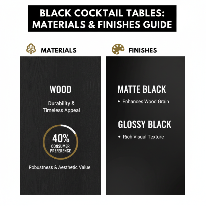 2026 How to Choose the Perfect Black Cocktail Table for Your Home?