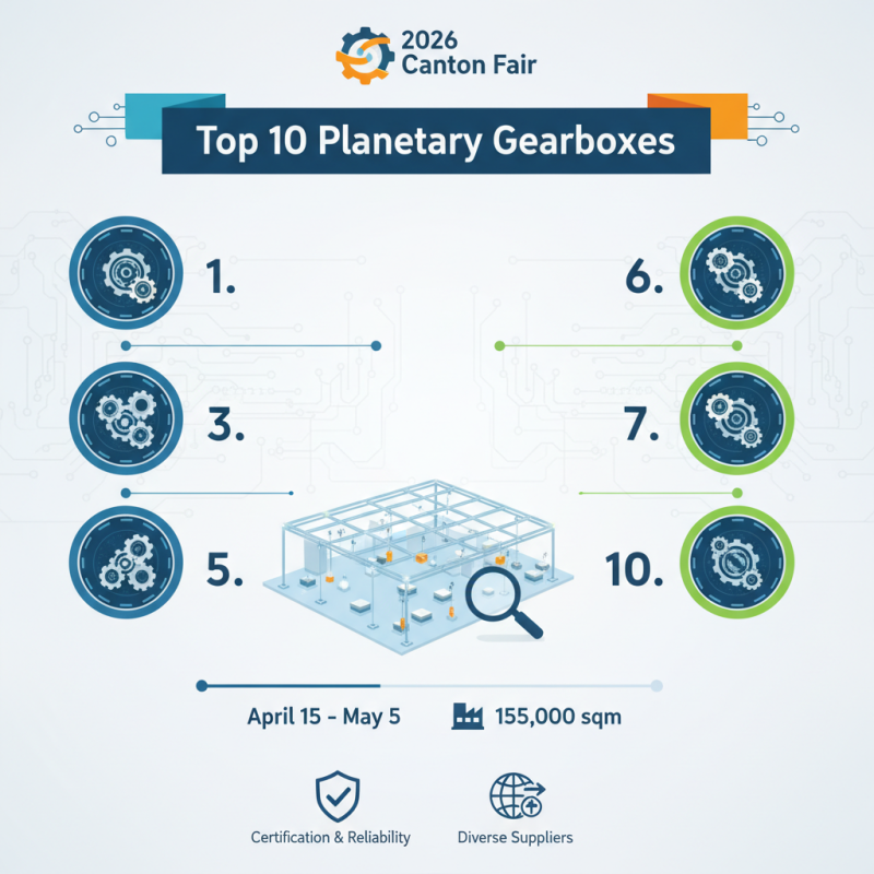 Top 10 Planetary Gearboxes for 2026 Canton Fair Buyers?