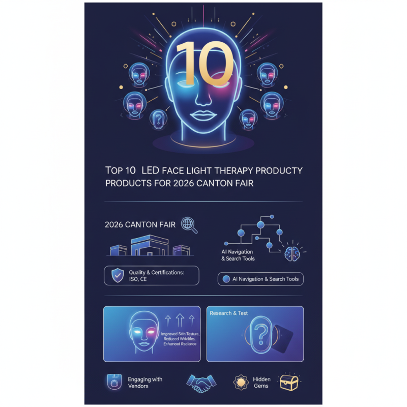 Top 10 Led Face Light Therapy Products for 2026 Canton Fair?