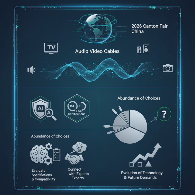 Best Audio Video Cables at 2026 Canton Fair in China?