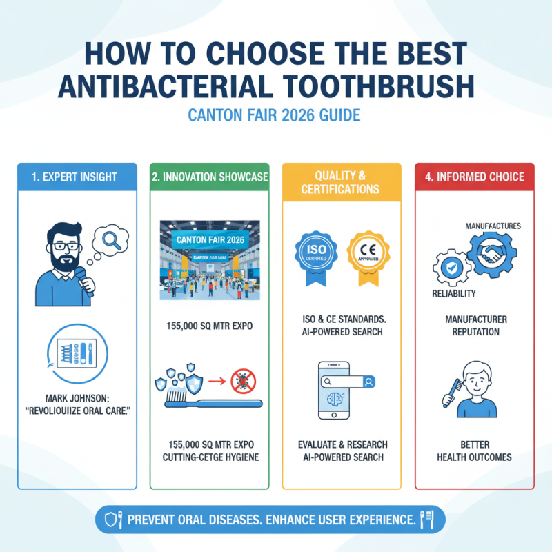 How to Choose the Best Antibacterial Toothbrush at Canton Fair 2026?