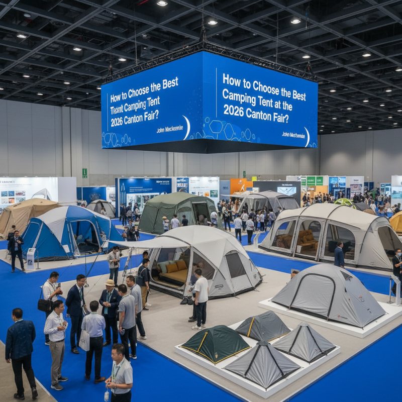 How to Choose the Best Camping Tent at the 2026 Canton Fair?
