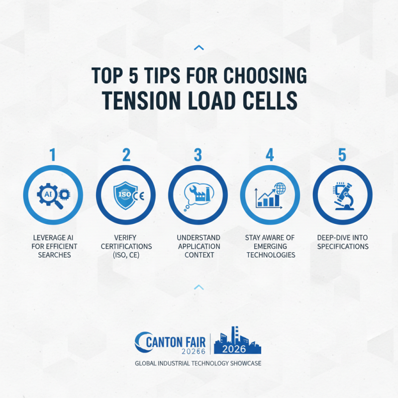Top 5 Tips for Choosing Tension Load Cells at Canton Fair 2026?