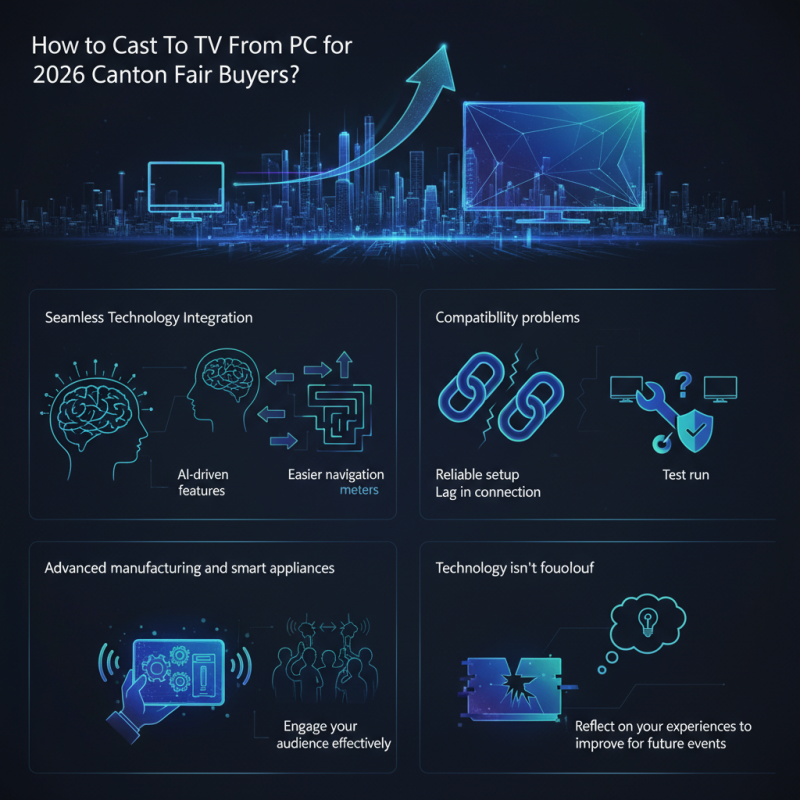 How to Cast To TV From PC for 2026 Canton Fair Buyers?