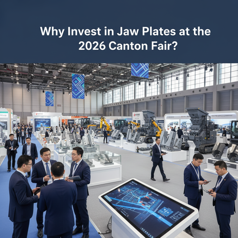 Why Invest in Jaw Plates at the 2026 Canton Fair?