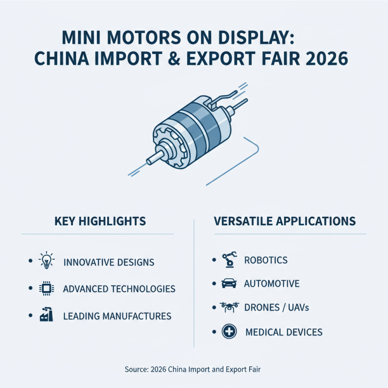 Top Mini Motors at 2026 China Import and Export Fair?