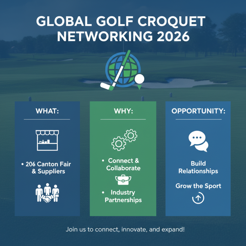Why Attend the 2026 Canton Fair for Golf Croquet Supplies?