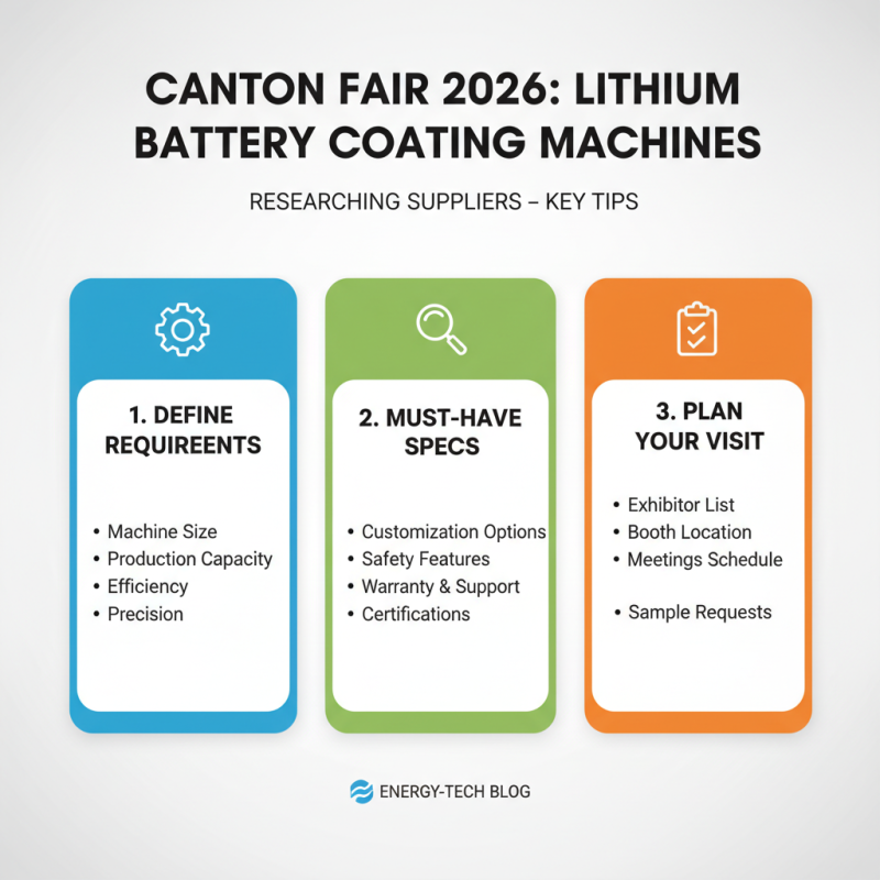 How to Choose a Lithium Battery Coating Machine at Canton Fair 2026?