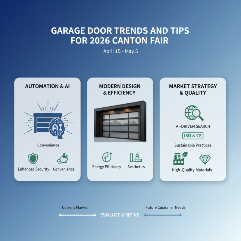 Garage Door Trends and Tips for 2026 Canton Fair Success?