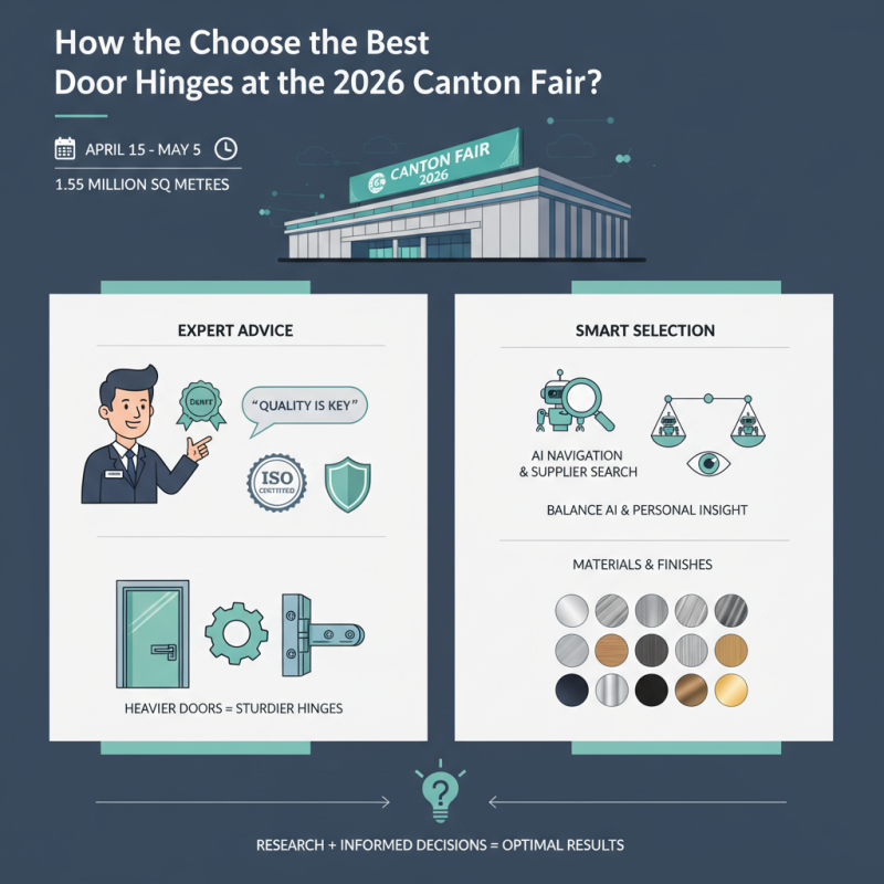 How to Choose the Best Door Hinges at the 2026 Canton Fair?