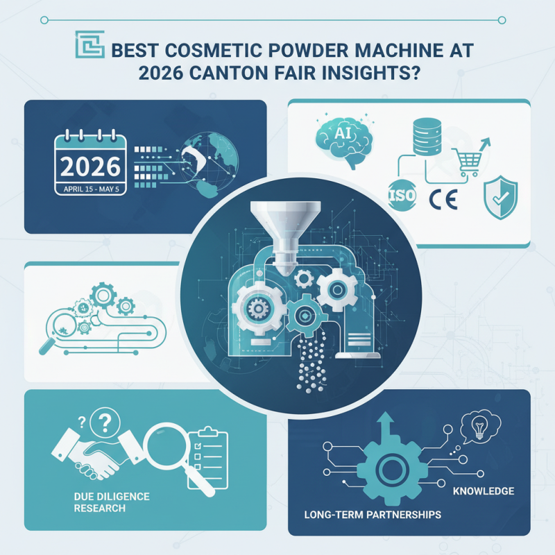 Best Cosmetic Powder Machine at 2026 Canton Fair Insights?