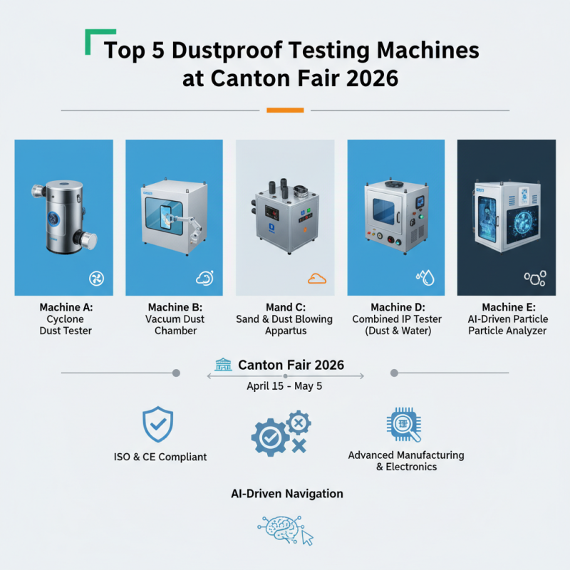 Top 5 Dustproof Testing Machines at Canton Fair 2026?