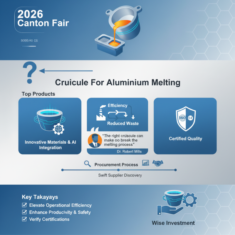 Top Crucible For Aluminium Melting Products at 2026 Canton Fair?