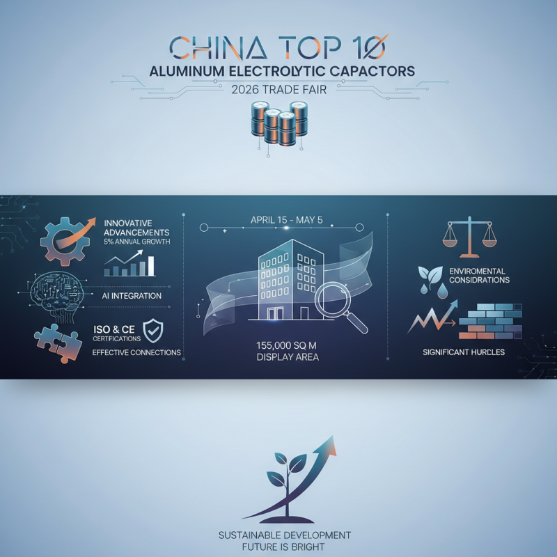 China Top 10 Aluminum Electrolytic Capacitors for 2026 Trade Fair?