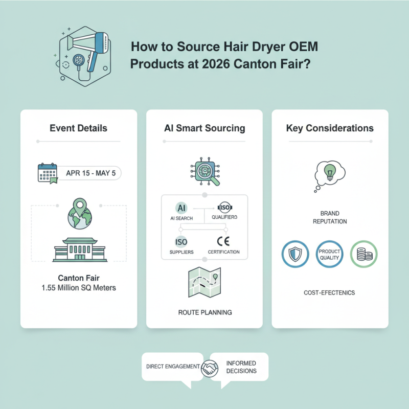 How to Source Hair Dryer OEM Products at 2026 Canton Fair?