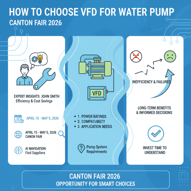 How to Choose VFD for Water Pump at Canton Fair 2026?