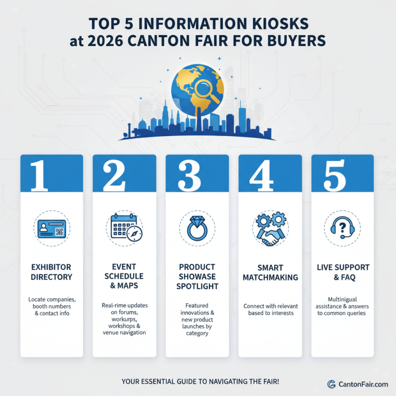 Top 5 Information Kiosks at 2026 Canton Fair for Buyers?