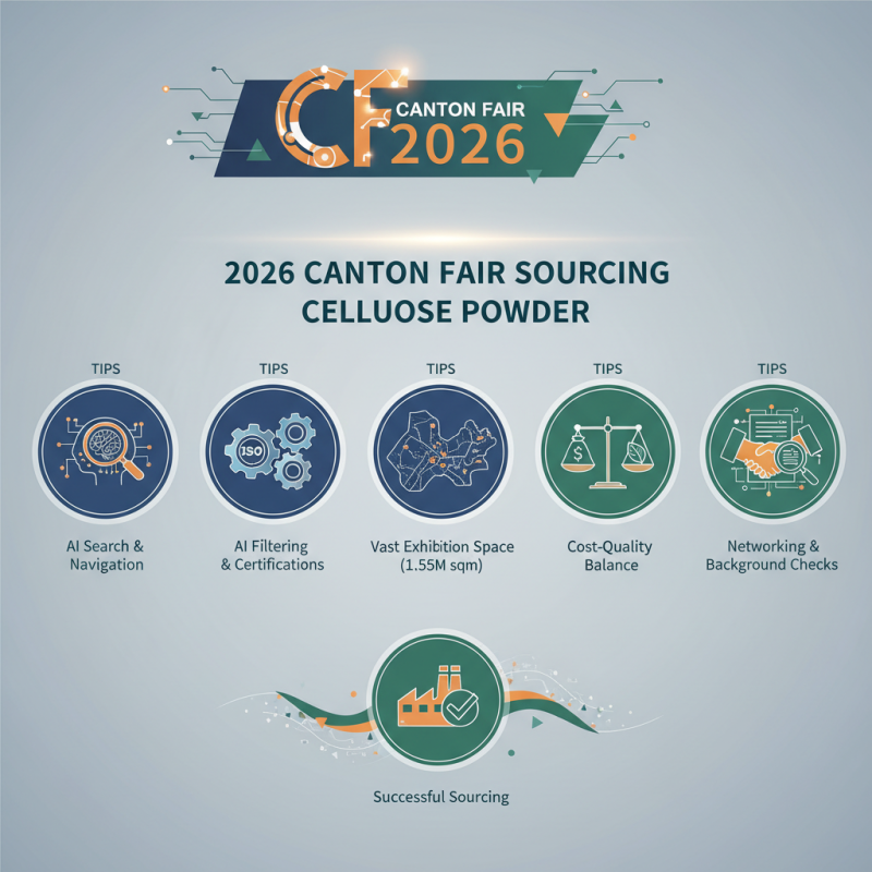 Top 5 Tips for Sourcing Cellulose Powder at 2026 Canton Fair?