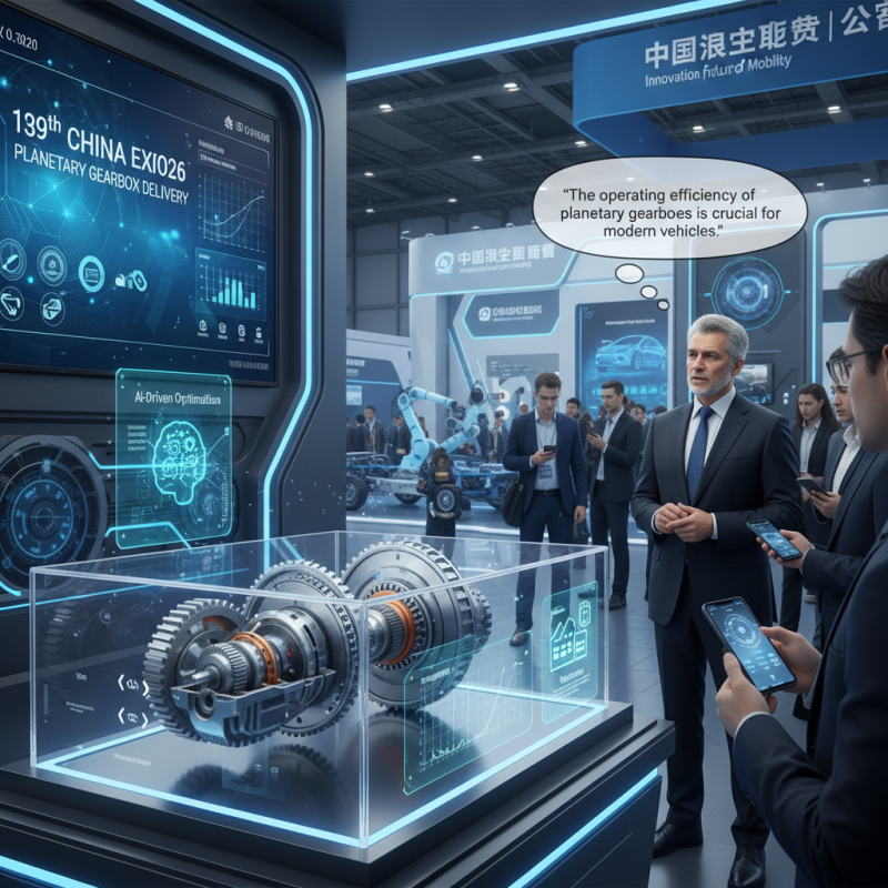 Планетарная коробка передач на 139 ярдах Китайской выставки 2026 года?