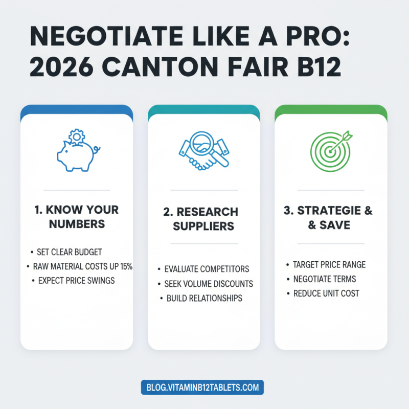 How to Choose Vitamin B12 Tablets at 2026 Canton Fair?