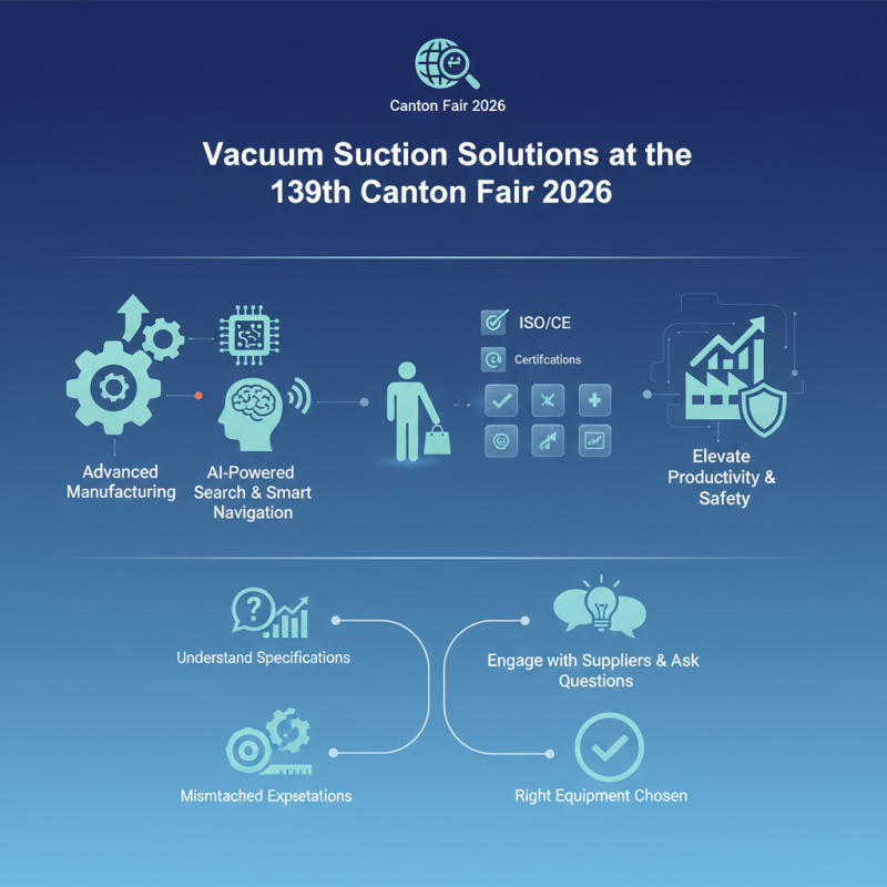 How to Choose Vacuum Suction Solutions at the 139th Canton Fair 2026?