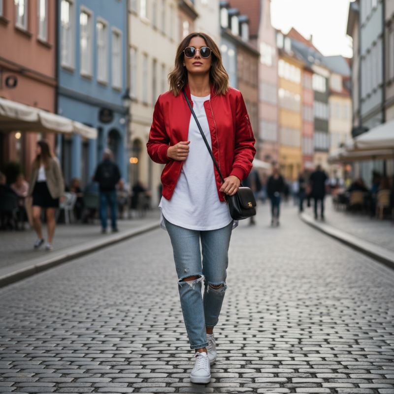 10 Tips for Styling a Satin Bomber Jacket Fashionably