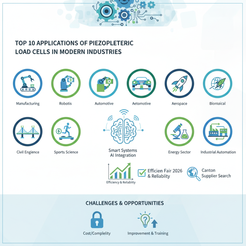 Top 10 Applications of Piezoelectric Load Cell in Modern Industries