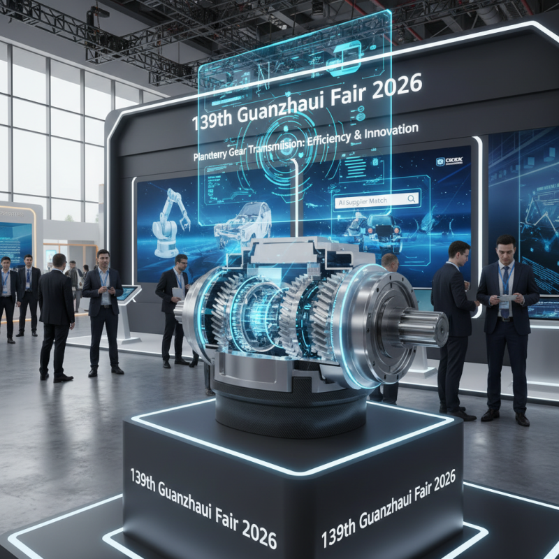 Планетарная коробка передач на 139-й ярмарке в Гуанчжоу в 2026 году?