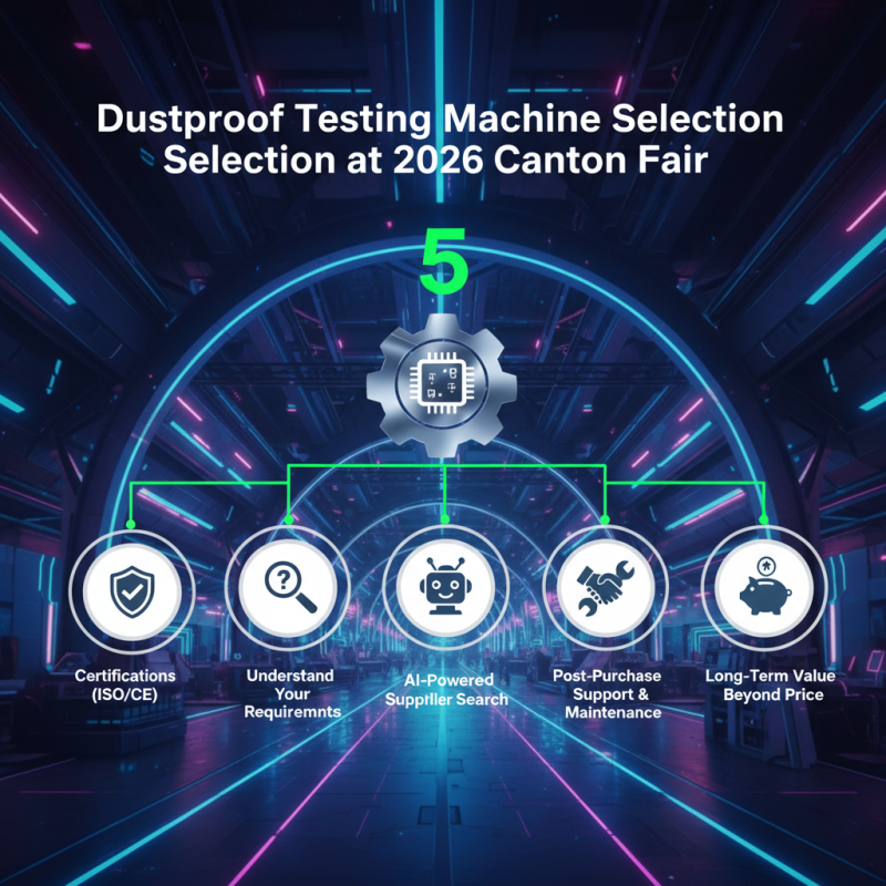 Top 5 Tips for Choosing a Dustproof Testing Machine at 2026 Canton Fair?