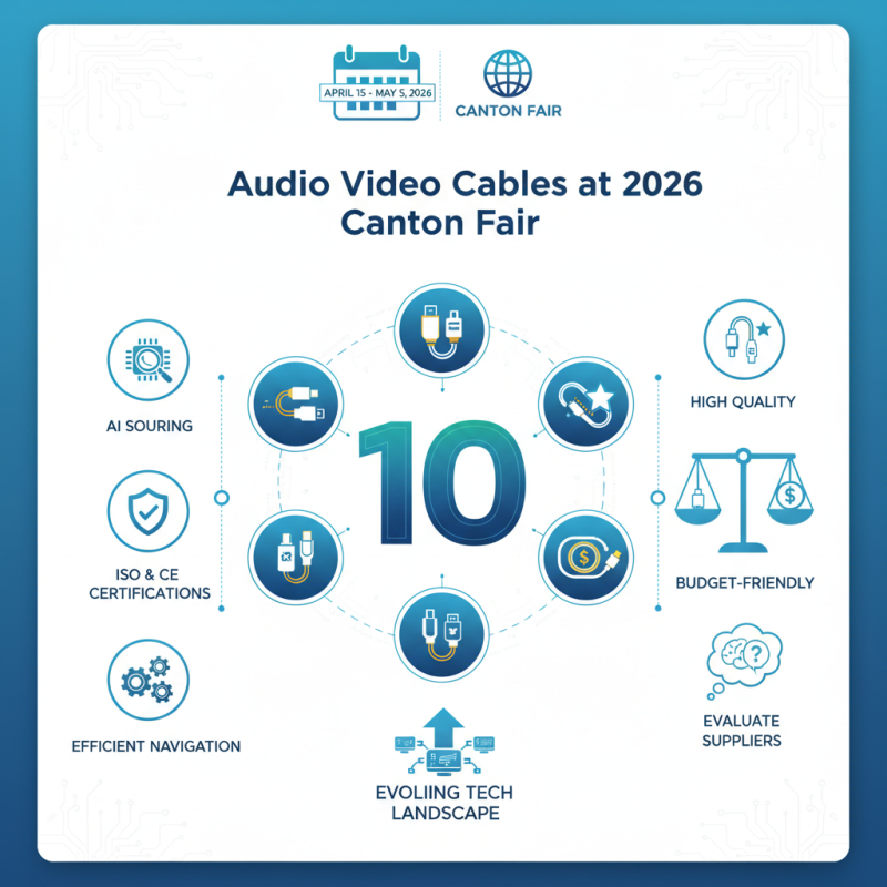 Top 10 Audio Video Cables to Explore at 2026 Canton Fair?