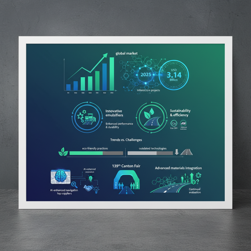 Top Asphalt Emulsifier Trends at 2026 Canton Fair Insights?