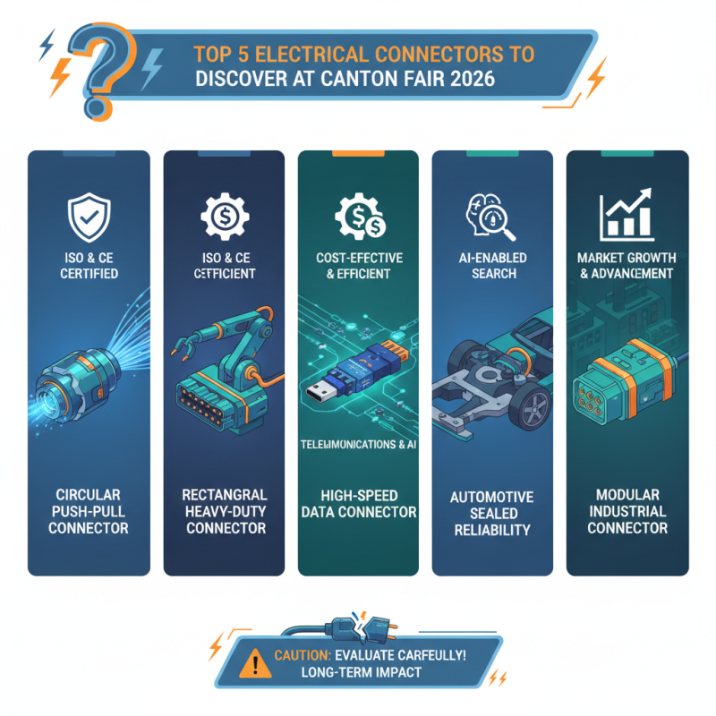 Top 5 Electrical Connectors to Discover at Canton Fair 2026?