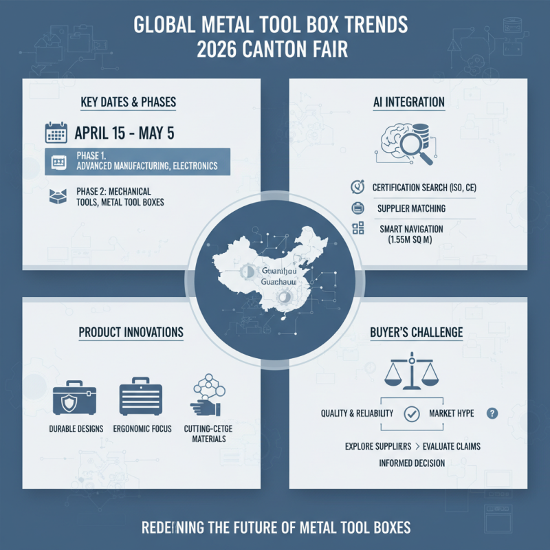 Top Metal Tool Box Trends at 2026 Canton Fair for Buyers?