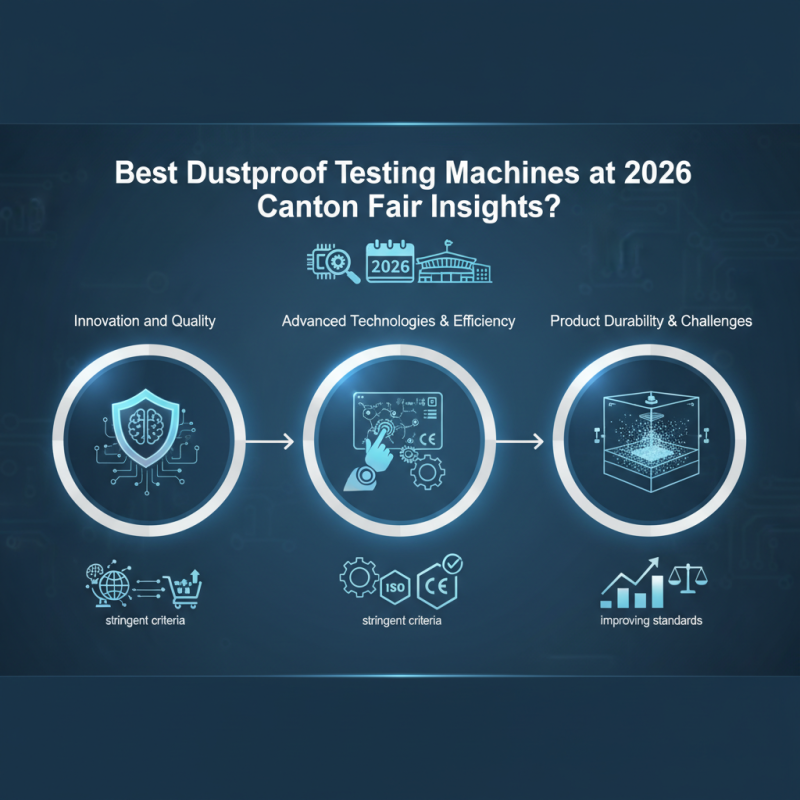 Best Dustproof Testing Machines at 2026 Canton Fair Insights?