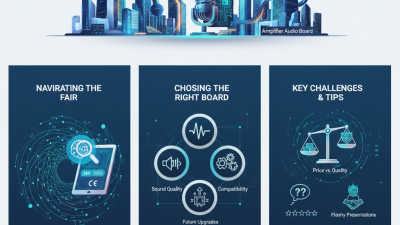 How to Choose Amplifier Audio Board at 2026 Canton Fair?
