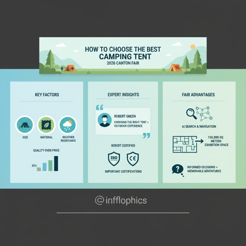 How to Choose the Best Camping Tent at the 2026 Canton Fair?