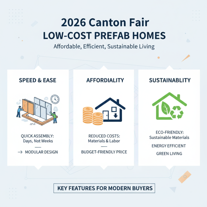 What are Low Cost Prefab Homes at the 2026 Canton Fair?
