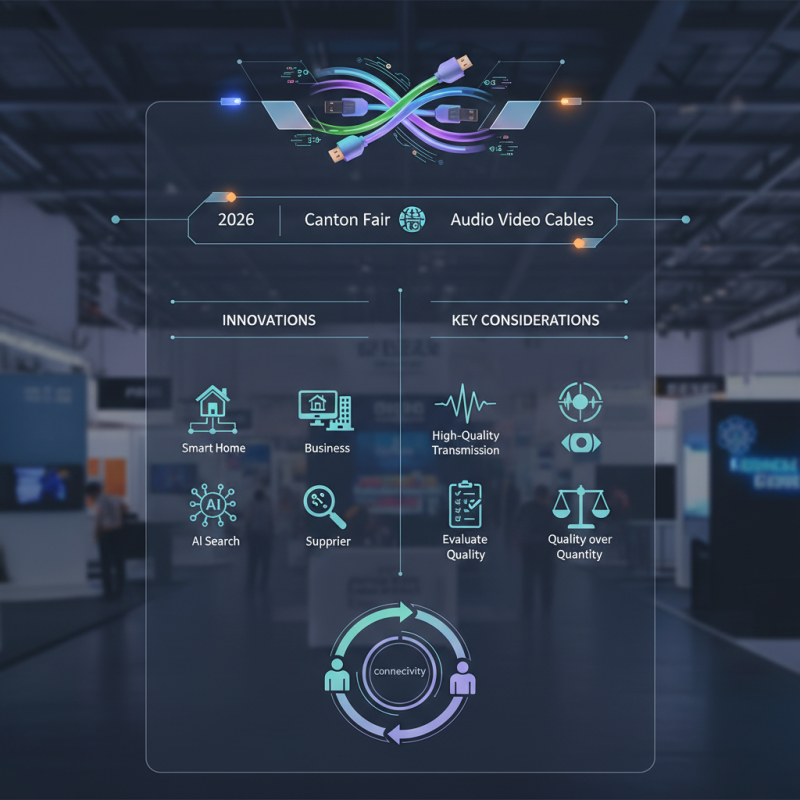 What is Audio Video Cable at 2026 Canton Fair?