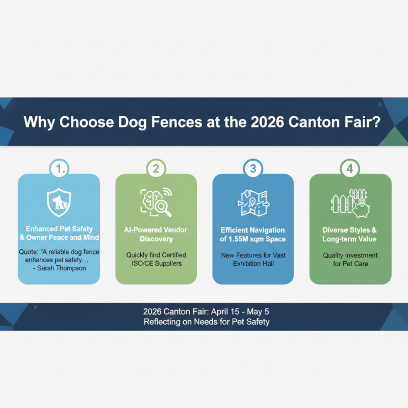 Why Choose Dog Fences at the 2026 Canton Fair?