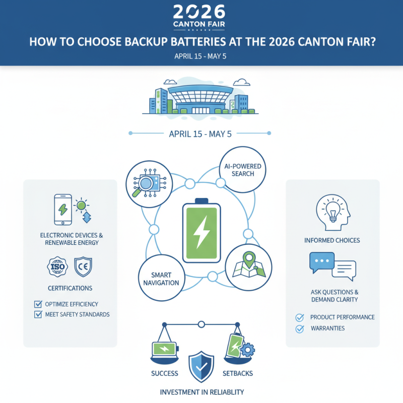 How to Choose Backup Batteries at the 2026 Canton Fair?