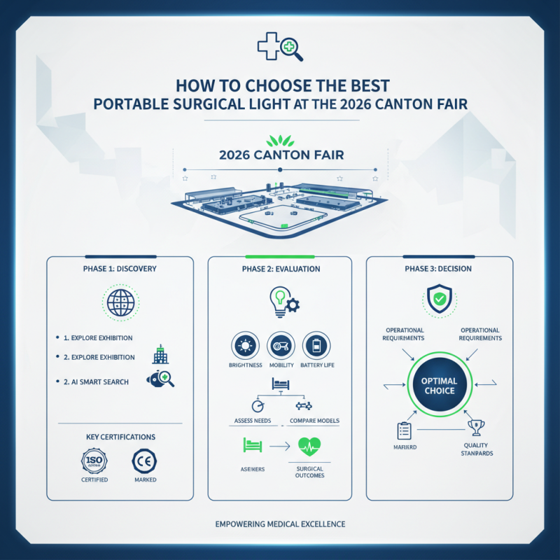 How to Choose the Best Portable Surgical Light at 2026 Canton Fair?