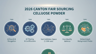 Top 5 Tips for Sourcing Cellulose Powder at 2026 Canton Fair?