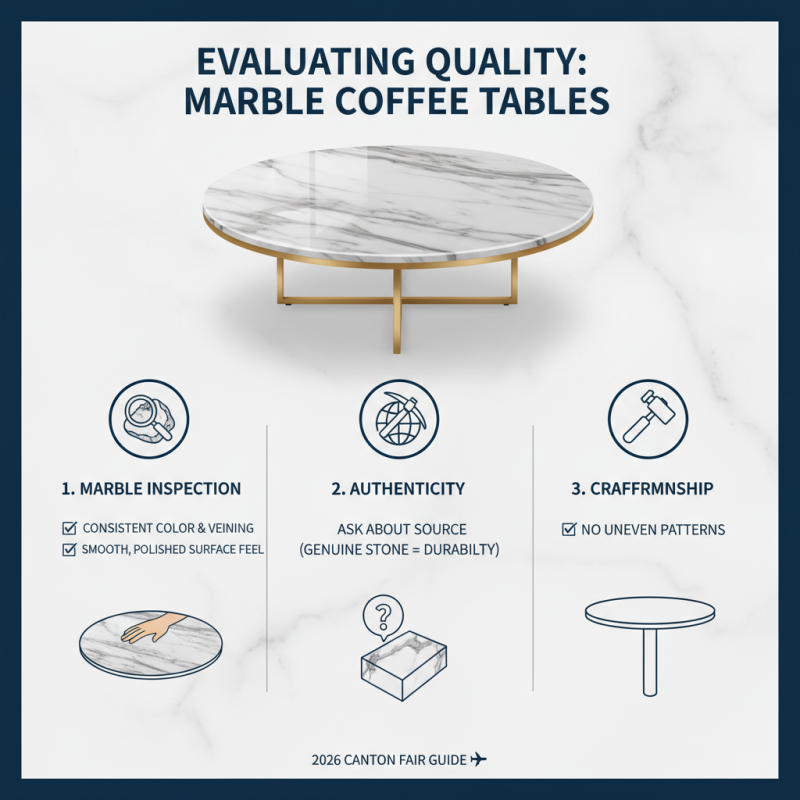 How to Choose a Round Marble Coffee Table at the 2026 Canton Fair?