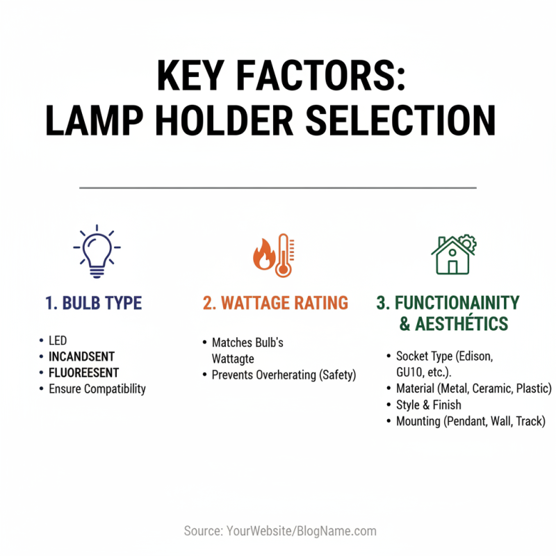 10 Essential Tips for Choosing the Right Lamp Holder for Your Home